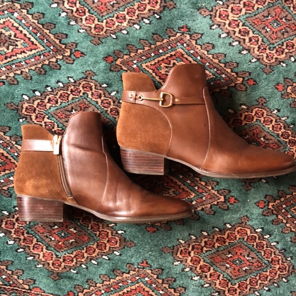 Leather and suede women’s Lands’End booties - Picture 5 of 11